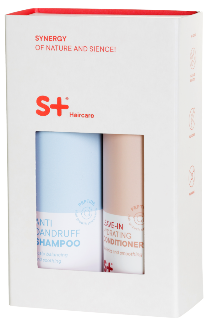 ANTI DANDRUFF SHAMPOO & LEAVEIN CONDITIONER SET S+ Haircare