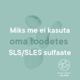 Kas tead, miks me ei kasuta oma toodetes SLS/SLES sulfaate? 🌿

Need koostisosad võivad juustele ja peanahale teha rohkem kahju kui kasu:

- Need kuivatavad juukseid ja ärritavad peanahka
-SLS/SLES sulfaadid muudavad värvitud juuksed tuhmiks
- Looduslik juuksehooldus on alati parem - õrnad ja puhtad koostisosad hoiavad su juuksed kaunite ja tervetena.

Ostes S+ Haircare tooteid, võid kindel olla, et need on täielikult SLS/SLES sulfaadivabad!✨
