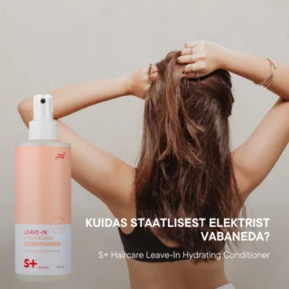 Kas ka Sinu juuksed lähevad talvel kiiresti elektrit täis? ⚡

Õnneks on sellele tüütule murele lihtne lahendus- S+ Haircare Leave-In Hydrating Conditioner, mis vähendab juustes kahu ja staatilist elektrit, samal ajal niisutades ja toites juukseid.

Lisaks sisaldab see pähejäetav palsam sisaldab granaatõuna ekstrakti, viie vetika ekstrakti, soja ja Peruu jaanikauna ekstrakti, mis kaitsevad juuksevärvi, taastavad ja toidavad juukseid seespidiselt ning kaitseb neid UV-kiirguse ja liigse kuumuse eest.

🛍️ Osta S+ Haircare Leave-In Hydrating Conditioner meie e-poest! (link bios!)