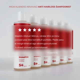 Mida arvavad kliendid S+ Haircare Anti Hairloss šampoonist? 😍

Ikka seda, et see on imelise lõhnaga ja muudab juuksed siidiseks! Anti Hairloss šampoon sisaldab juuksekasvu soodustavat peptiidi, mis aitab lisaks juuste väljalangemise peatamisele muuta juuksed pikemaks, tugevamaks ja lopsakamaks! 

👉 Osta S+ Haircare Anti Hairloss šampoon -20% allahindlusega meie e-poest! (link bios!)