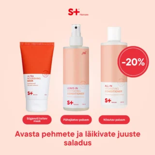 S+ Haircare maskid ja palsamid- niisutus, mida su juuksed vajavad! 🫧

S+ Haircare maskid ja palsamid on vabad karmidest kemikaalidest SLS/SLES sulfaatidest ja silikoonidest ning sisaldavad juuksekasvu kiirendavat peptiidi. Loomulikult on need toodetud Eestis ja sisaldavad kõike, et Sinu juuksed oleksid kaunid, säravad ja pehmed!

👉 Osta -20% allahindlusega meie e-poest! (link bios!)